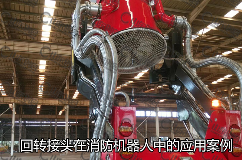 多功能舉升清障排煙滅火機器人用WF型回轉(zhuǎn)接頭使用案例：未來救援的關鍵技術